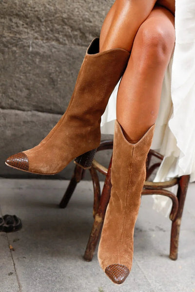 Joyce | High Suede Boots