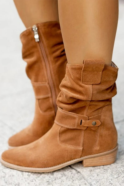 Phyllis | Soft Suede Ankle Boots