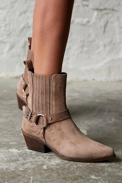 Elizabeth | Suede Western Boots