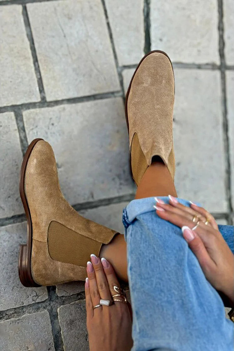 Martha | Suede Chelsea boots