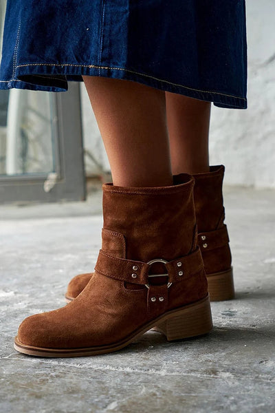 Dorothy | Vintage Buckle Ankle Boots