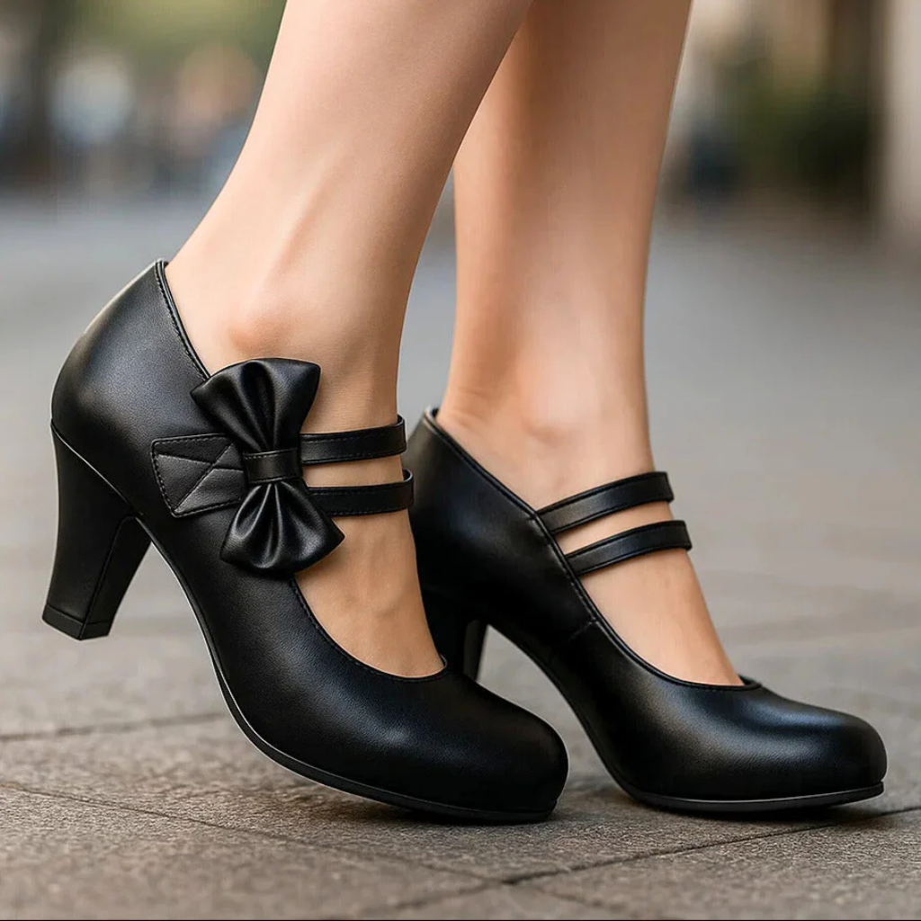 BRITTANY BOW HEELS