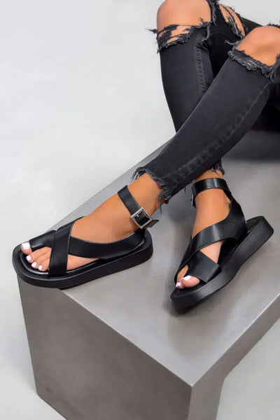 Nicole - Thick Gladiator Sandals