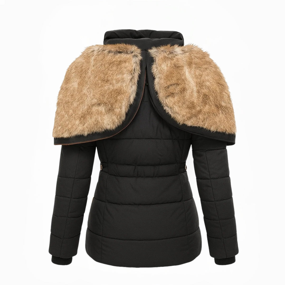 Deborah | Elegant Down Jacket with Warm Lining and Soft Hood