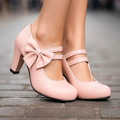 BRITTANY BOW HEELS