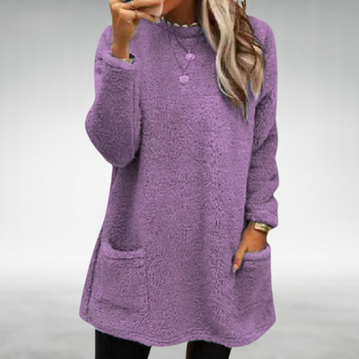 Hoda | Fleece Sweater with Pockets