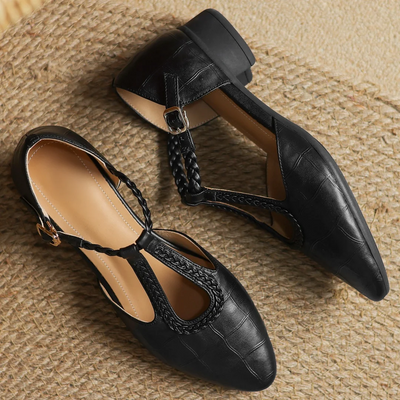 Chloe | Leather Mary Jane Shoes