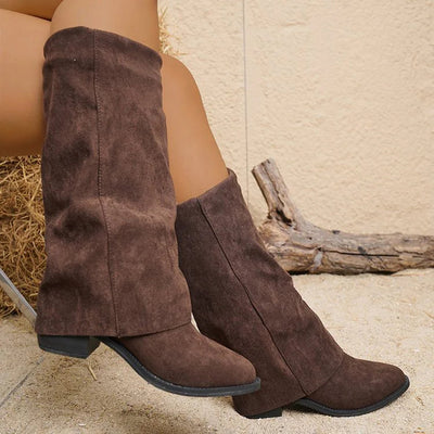 Virginia | High Suede Boots
