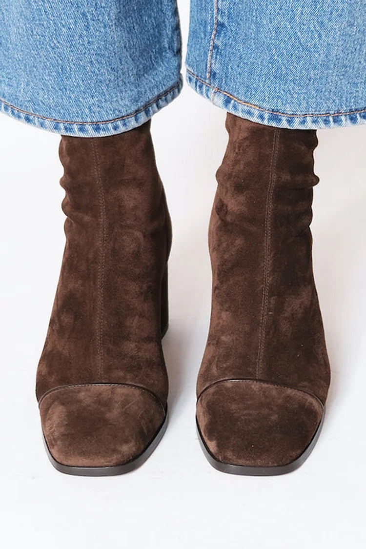 Edna | Elegance Suede Ankle Boots