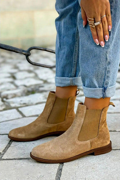 Martha | Suede Chelsea boots