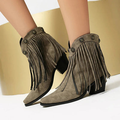 Nancy | Designer suede boots