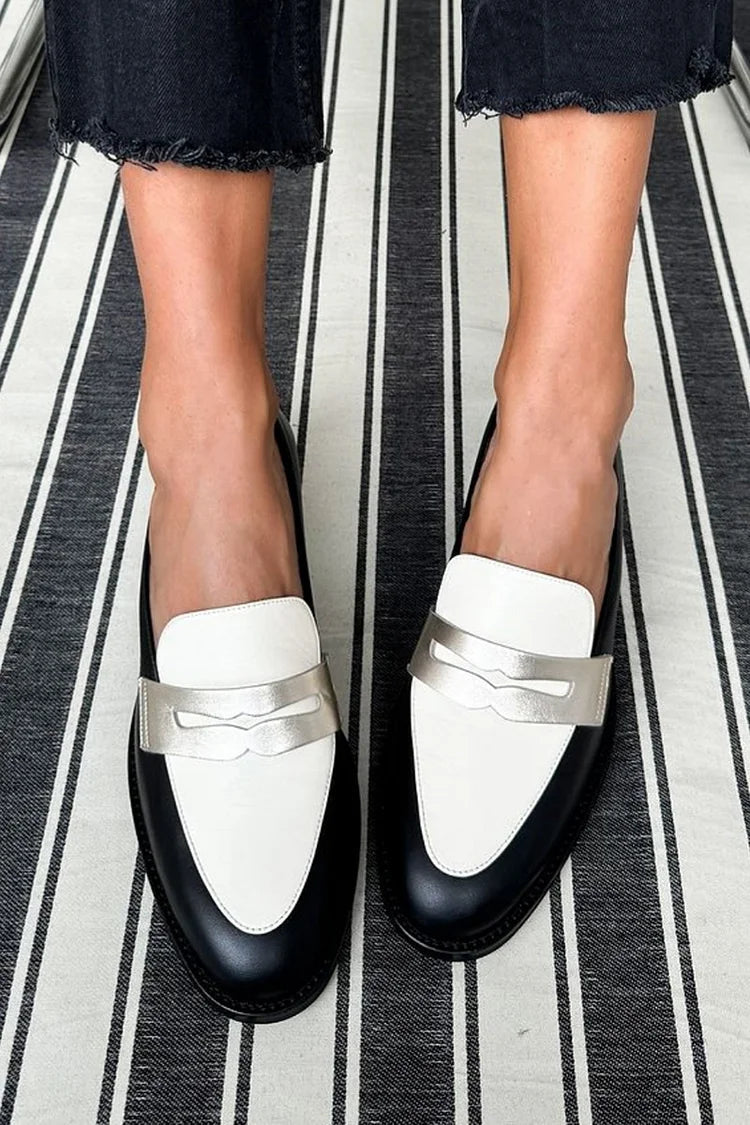 JOAN MONOCHROME CLASSIC LOAFERS