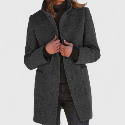 Nancy | Warm and Elegant Wool Blend Coat