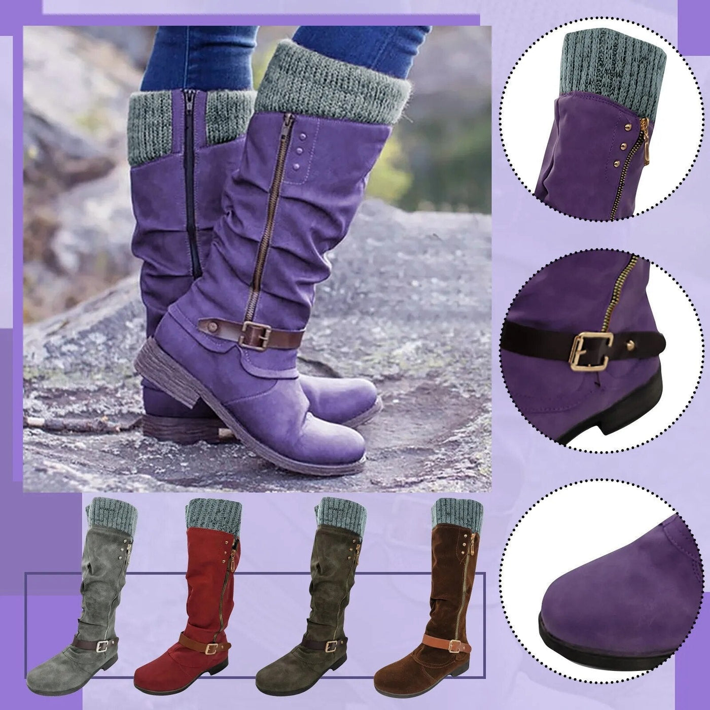 Viola | Leather Boots