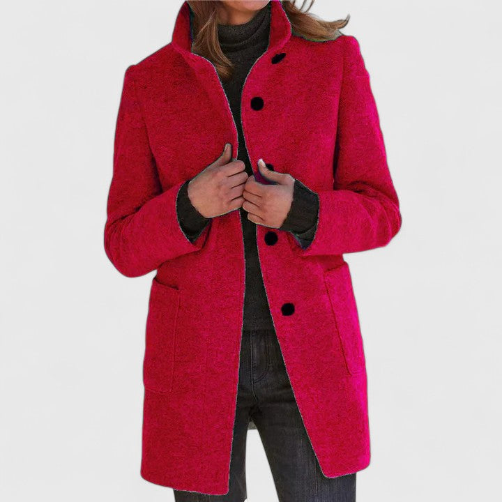 Nancy | Warm and Elegant Wool Blend Coat