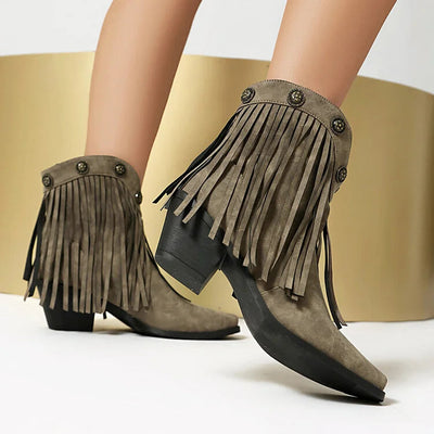 Nancy | Designer suede boots
