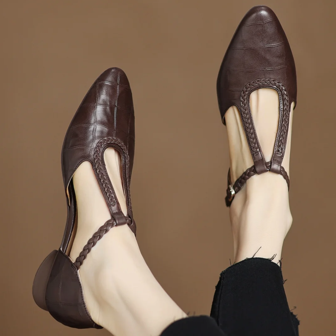 Chloe | Leather Mary Jane Shoes