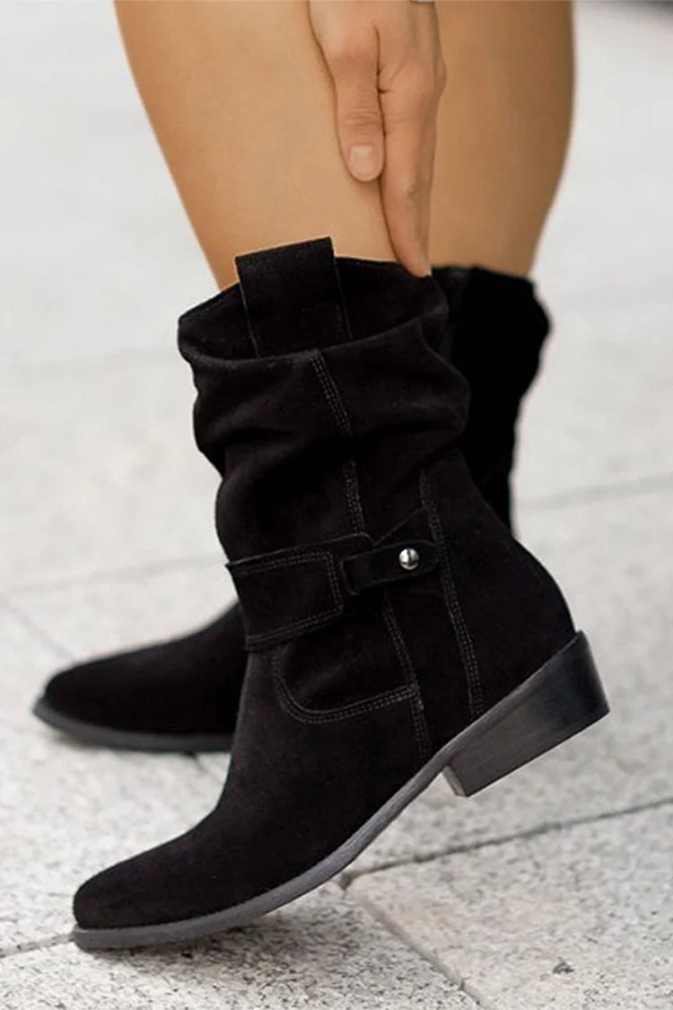 Phyllis | Soft Suede Ankle Boots