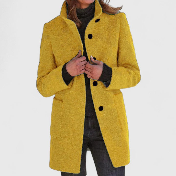 Nancy | Warm and Elegant Wool Blend Coat