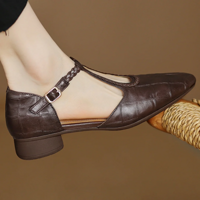 Chloe | Leather Mary Jane Shoes