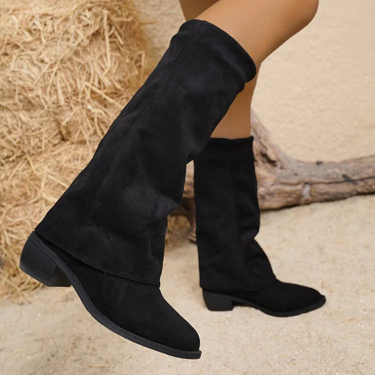 Virginia | High Suede Boots
