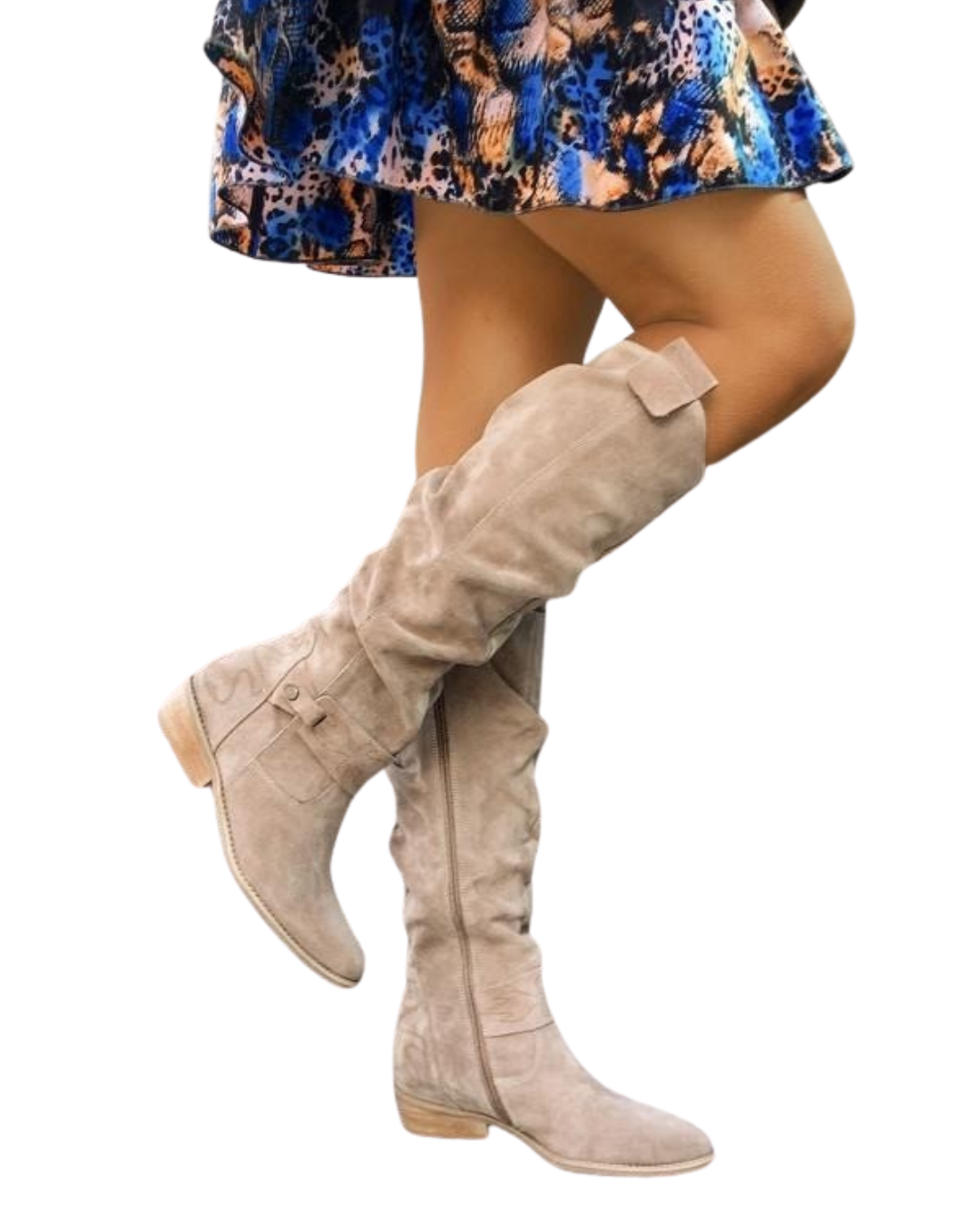 Liora | Elegant warm suede boots for women