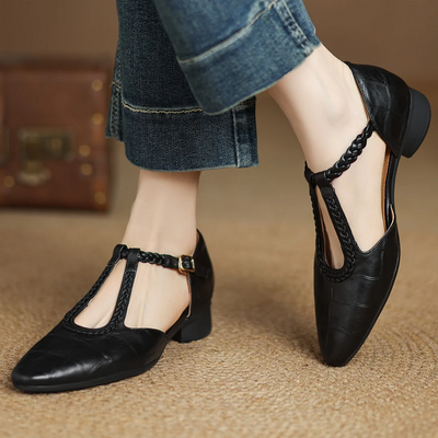 Chloe | Leather Mary Jane Shoes