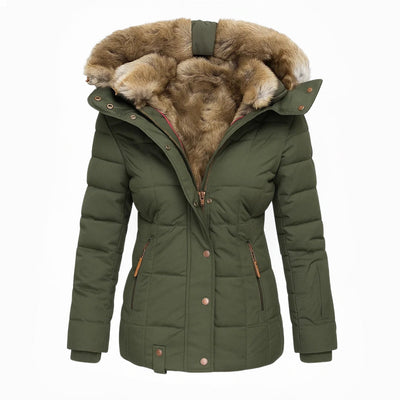 Deborah | Elegant Down Jacket with Warm Lining and Soft Hood