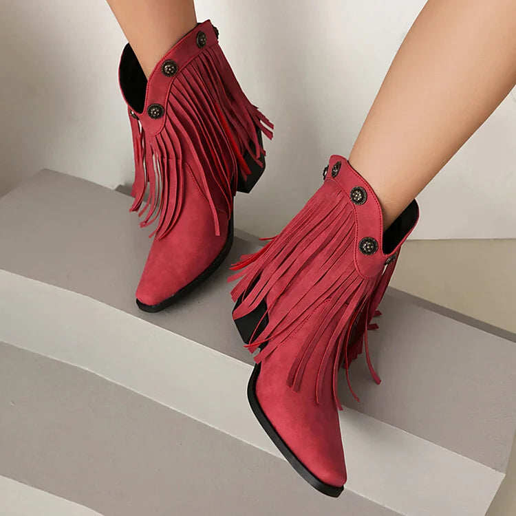 Nancy | Designer suede boots