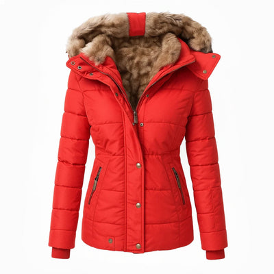 Deborah | Elegant Down Jacket with Warm Lining and Soft Hood