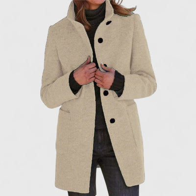 Nancy | Warm and Elegant Wool Blend Coat