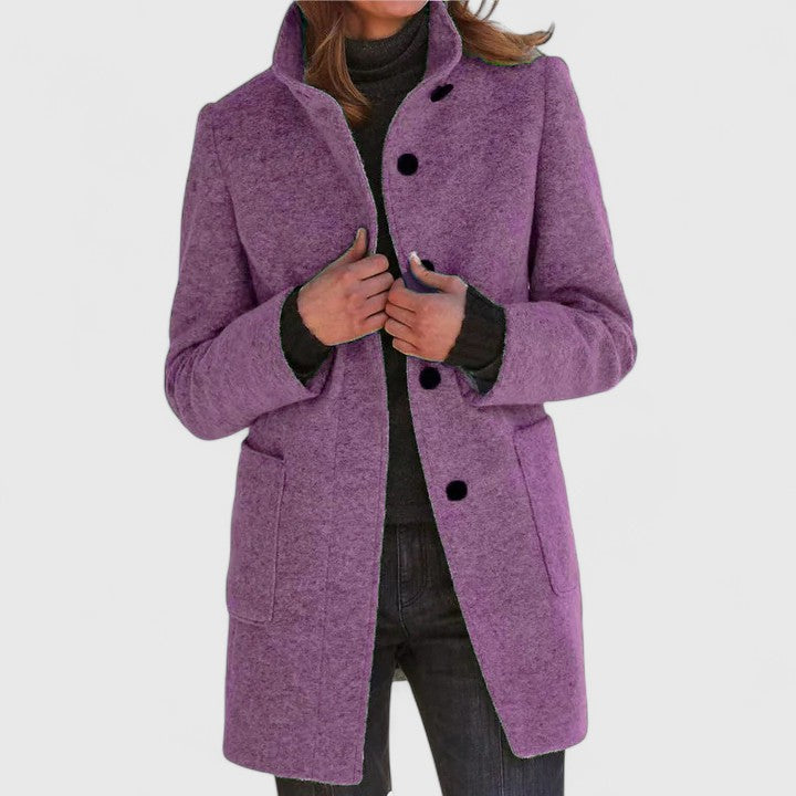 Nancy | Warm and Elegant Wool Blend Coat
