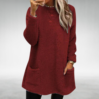 Hoda | Fleece Sweater with Pockets