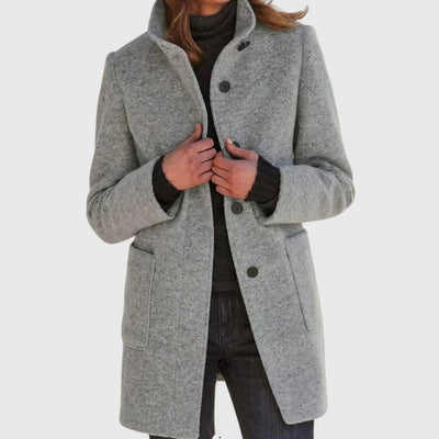 Nancy | Warm and Elegant Wool Blend Coat