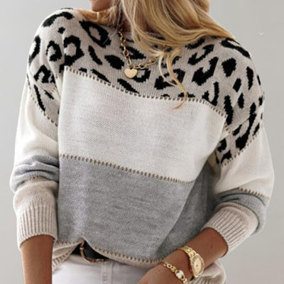 Valeria | Elegant Leopard Print Sweater