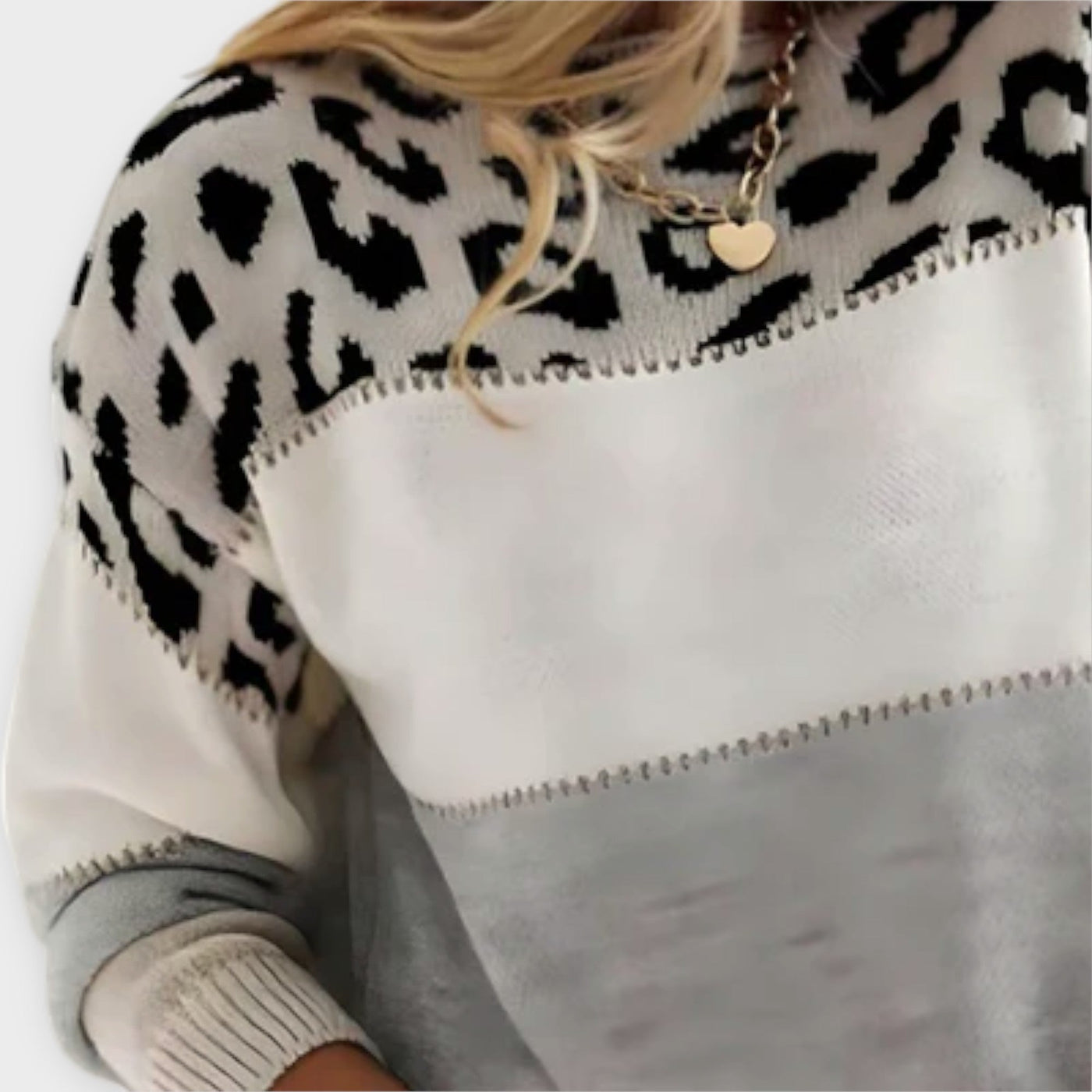 Gwen | Casual Leopard Print Sweater