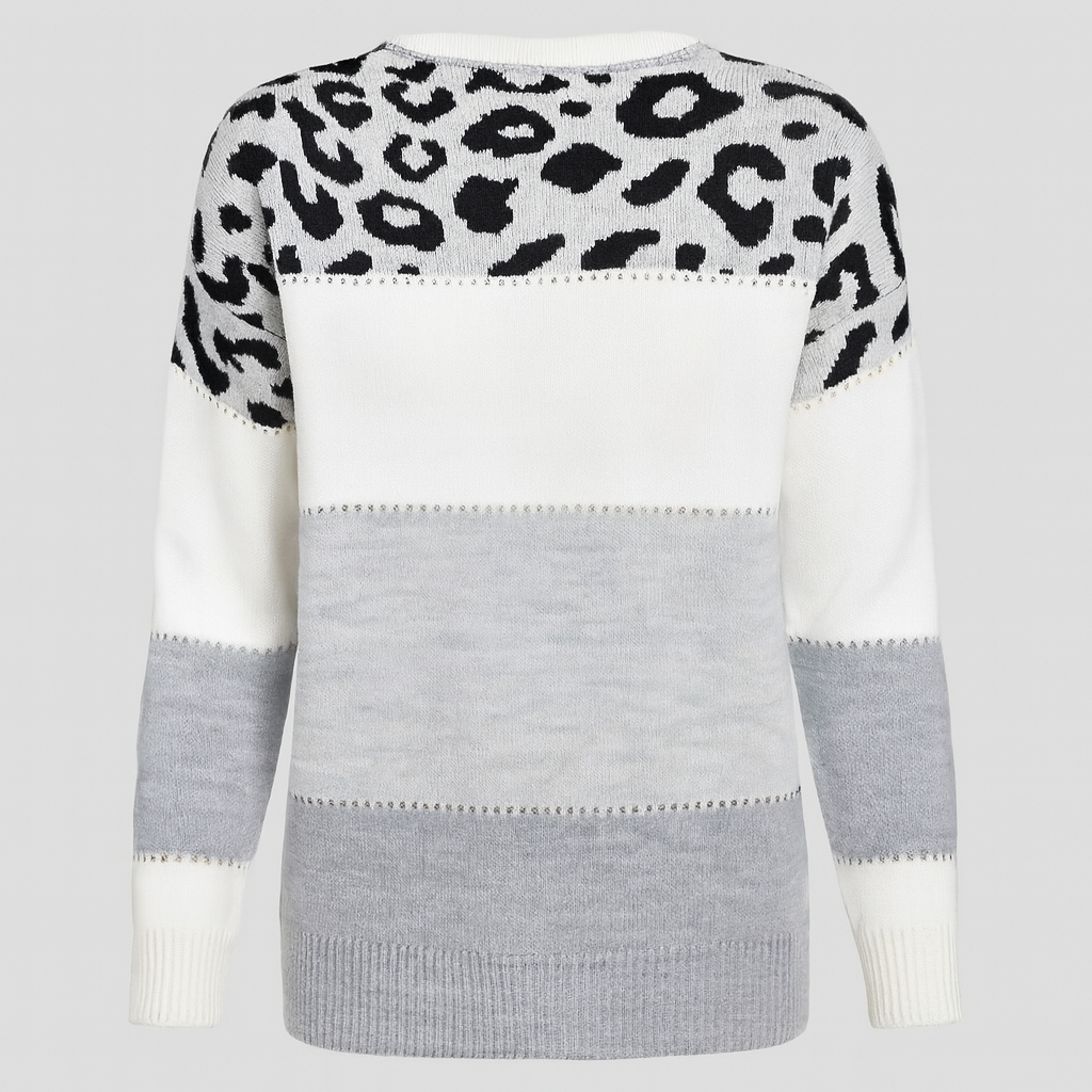 Valeria | Elegant Leopard Print Sweater