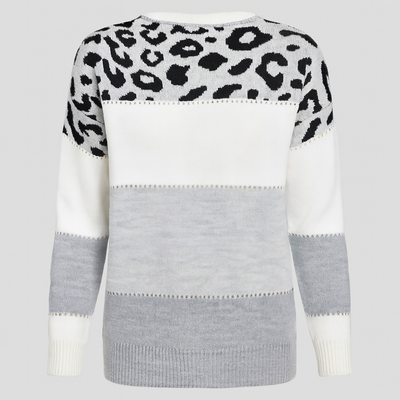 Valeria | Elegant Leopard Print Sweater