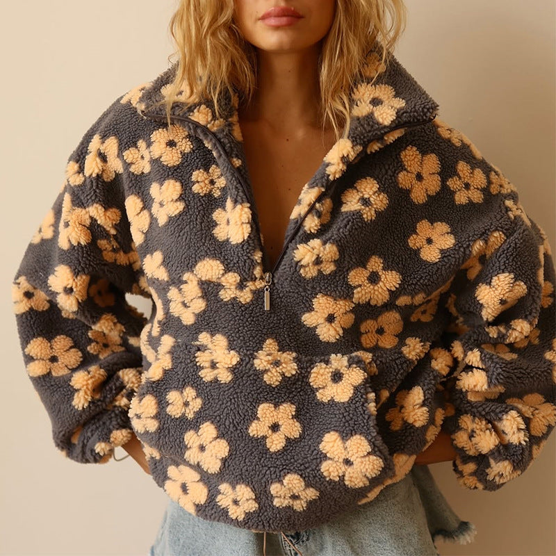 Daisy™ | Fleece Sweater Bloom