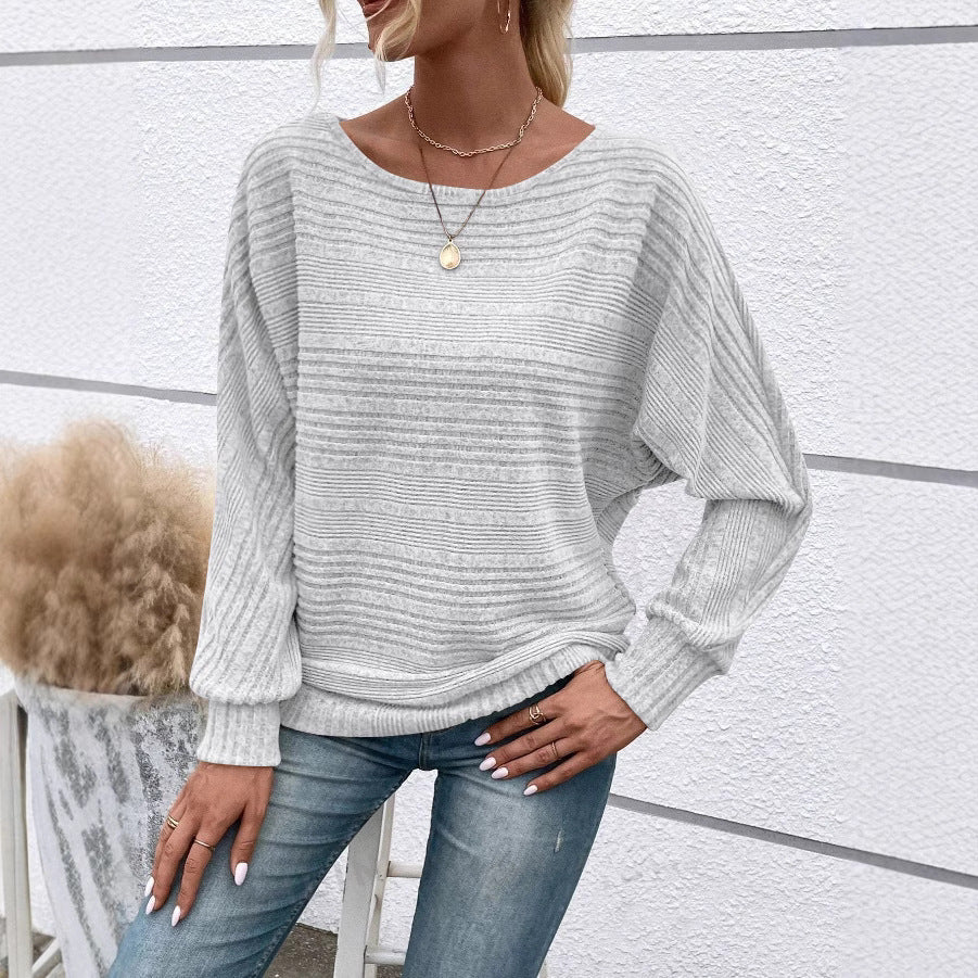 Melissa | Elegant Relaxed Sweater with Tummy Coverage