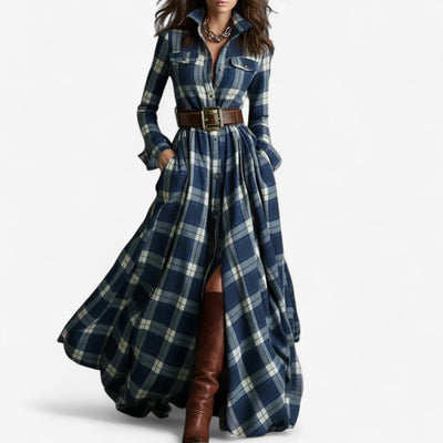Winifred Timeless Plaid Maxi