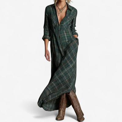 Viola Timeless Maxi Shirt Dress