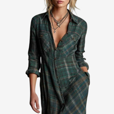 Viola Timeless Maxi Shirt Dress