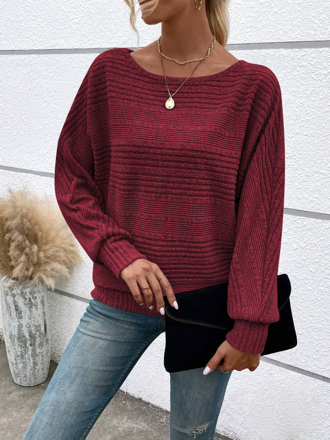 Melissa | Elegant Relaxed Sweater with Tummy Coverage