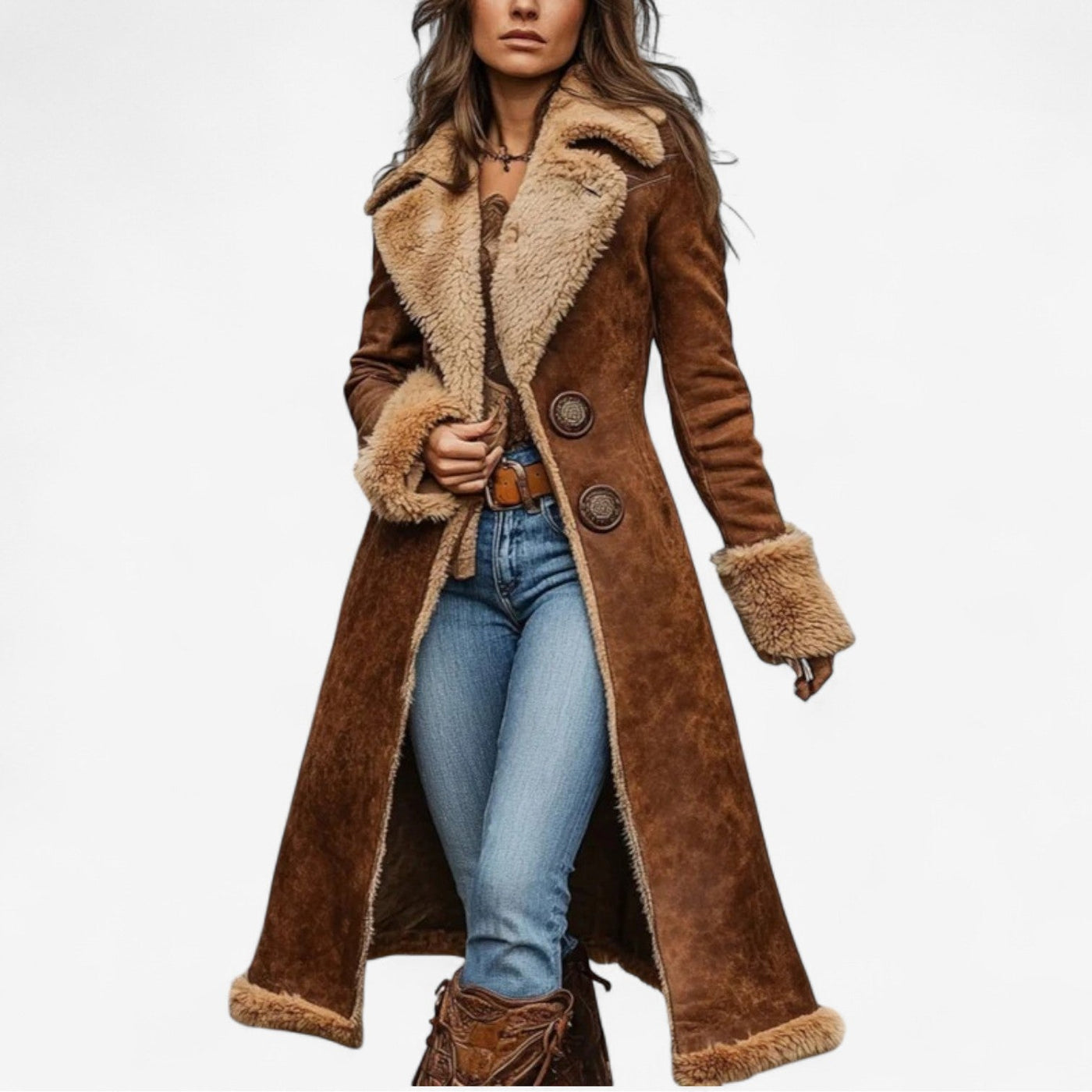 Jeanette  Soft Fur Coat