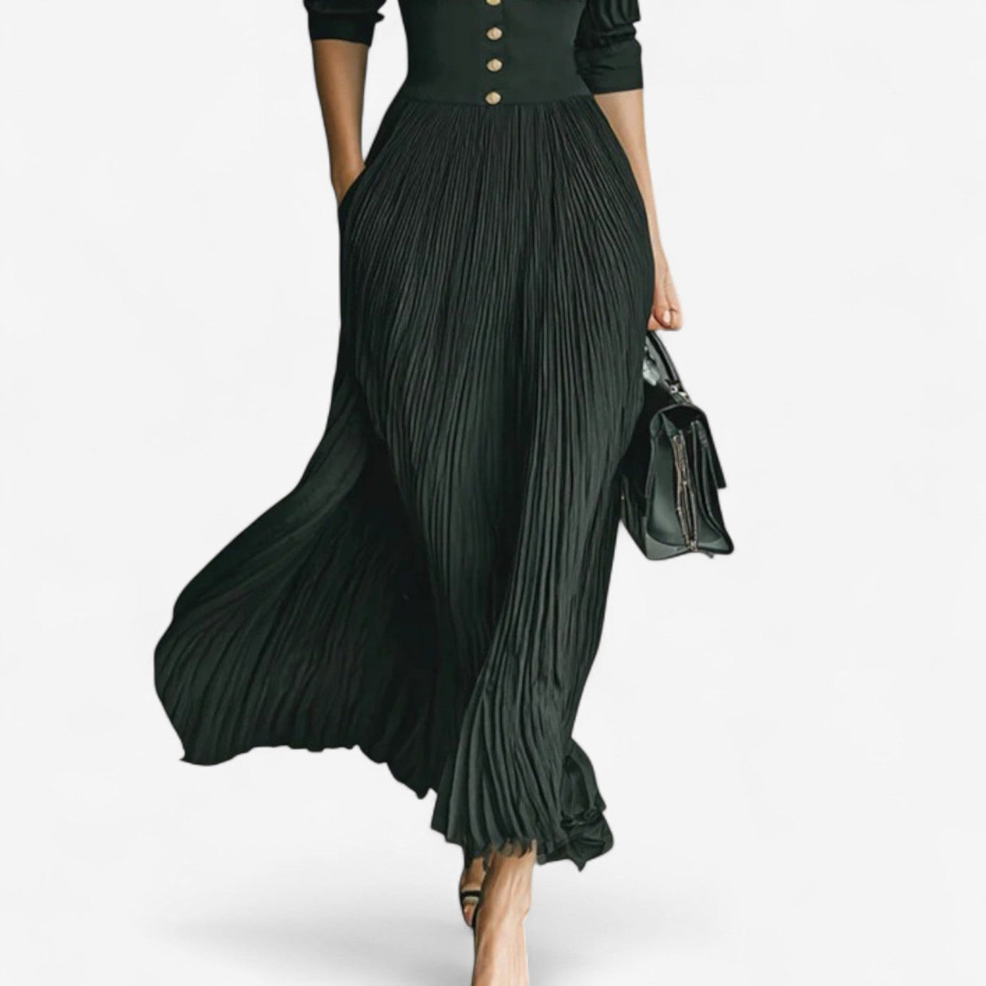 Faye Maxi Pleated