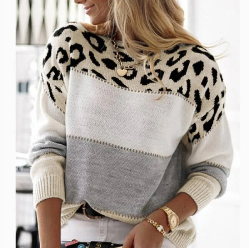 Gwen | Casual Leopard Print Sweater