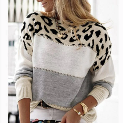 Gwen | Casual Leopard Print Sweater