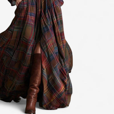 Winifred Timeless Plaid Maxi