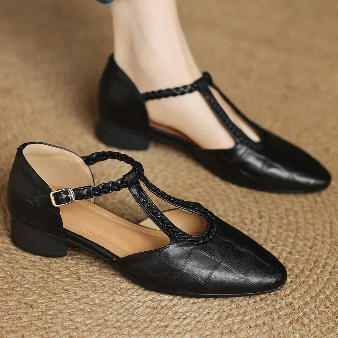 Chloe | Leather Mary Jane Shoes